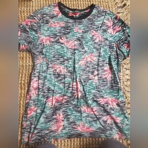 Floral Print Mens EXPRESS Hawaian Shirt Size Medium